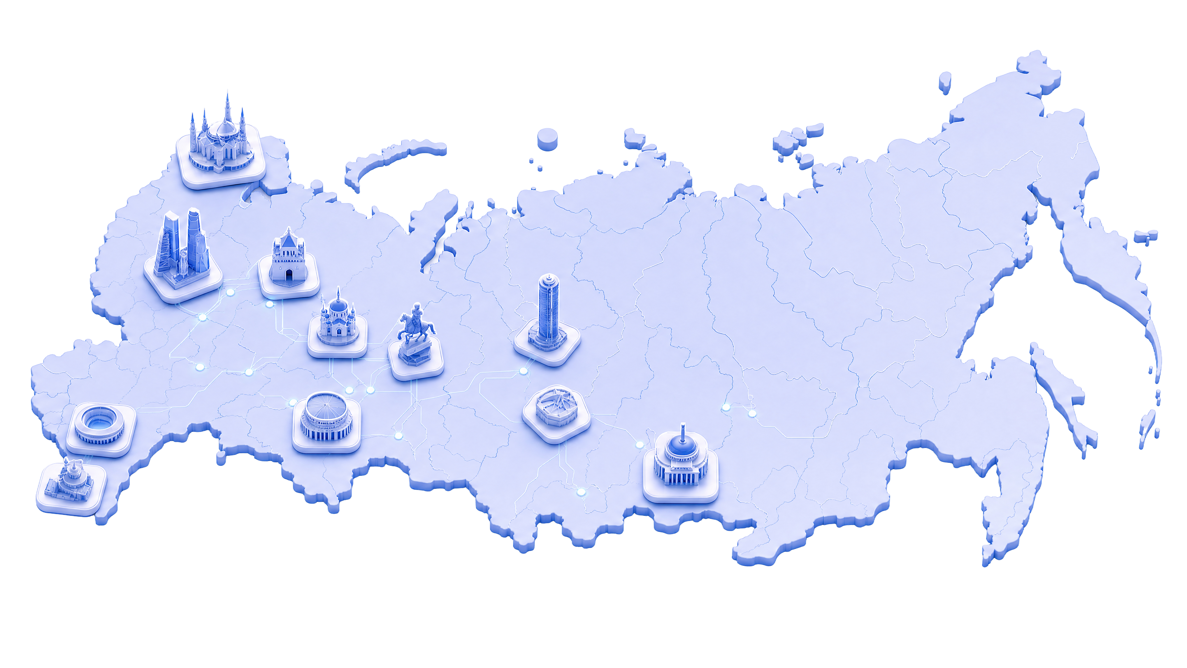География клиентов КУБ2Б